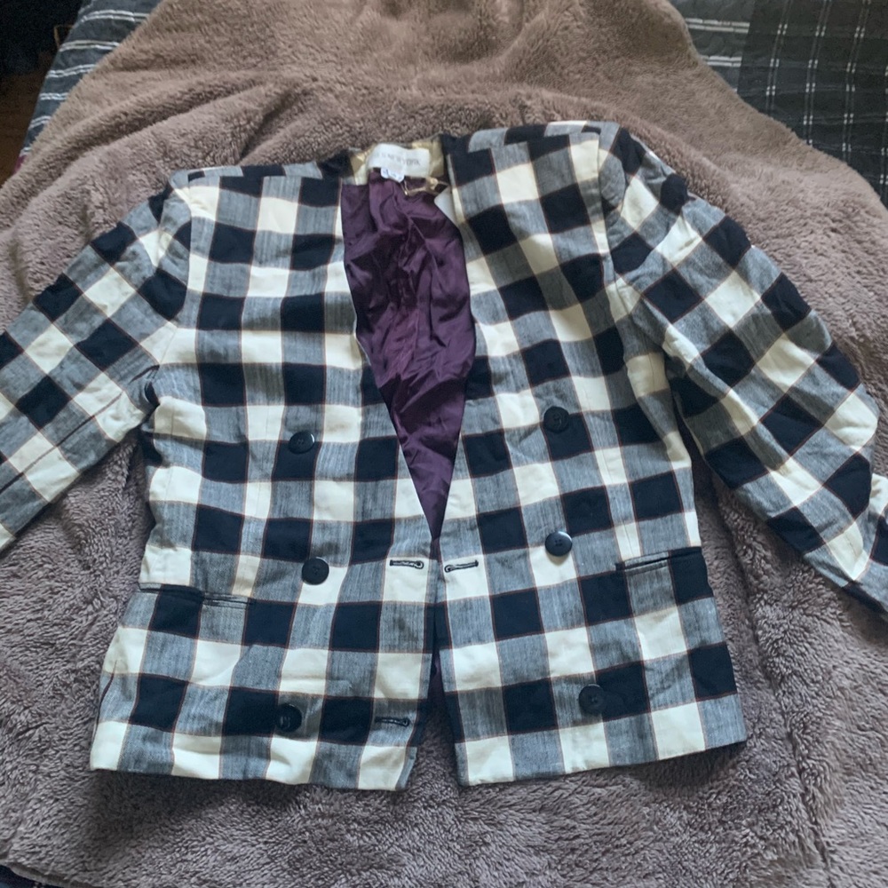 Jones New York blazer with shoulder pads